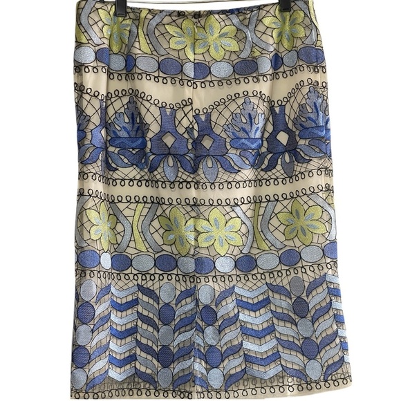 ECI Pencil Skirt with Embellished Design SZ 12 - Picture 6 of 12